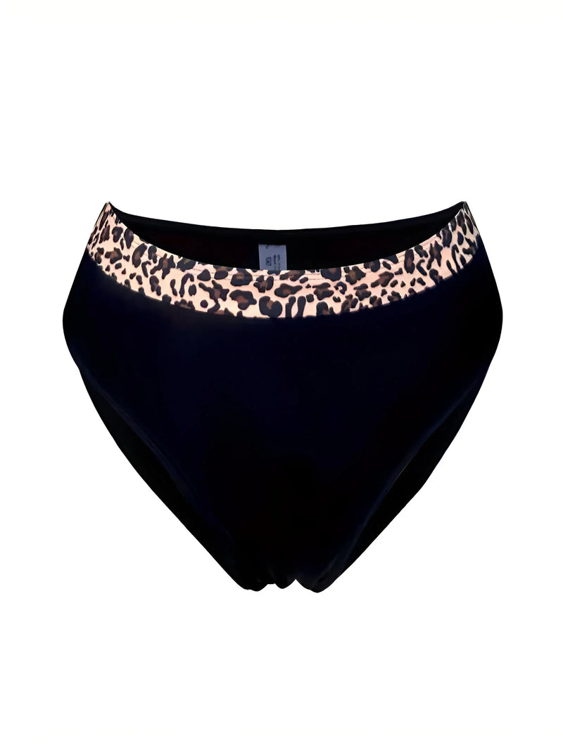Zweiteiliges Bikini-Set mit Leopardenmuster