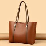 Vielseitige Schultertasche aus Leder