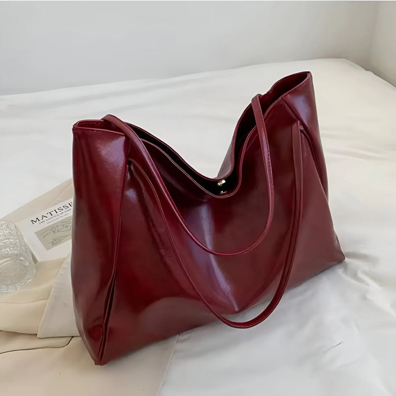 Damen Trendige Alltagstote-Bag aus Leder