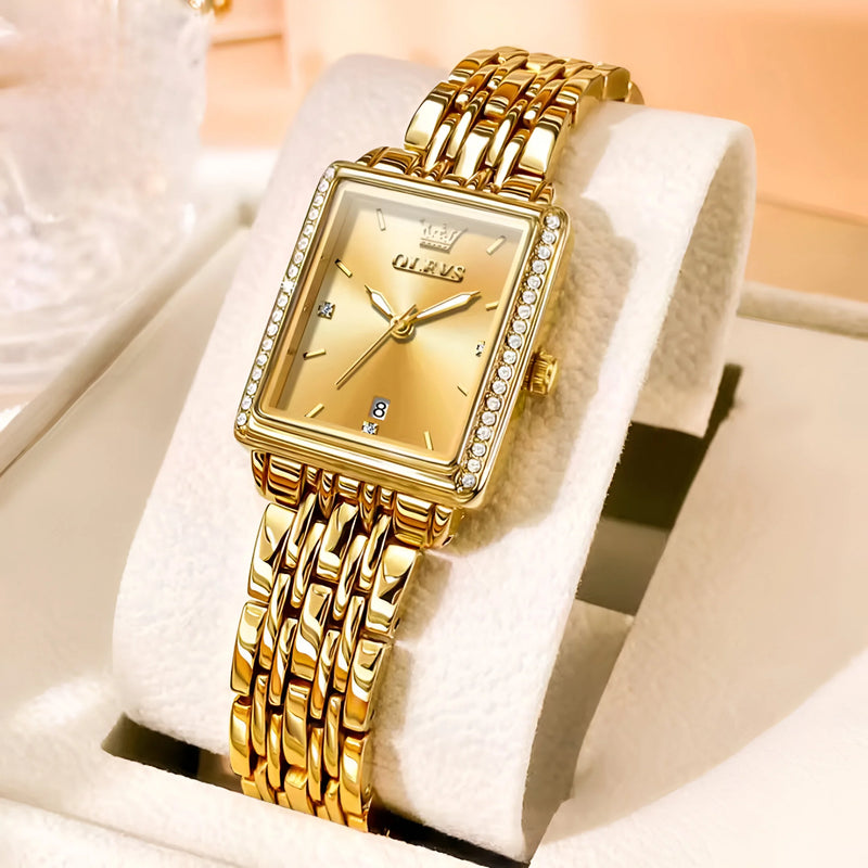 Klassische Quarz Damen Uhr