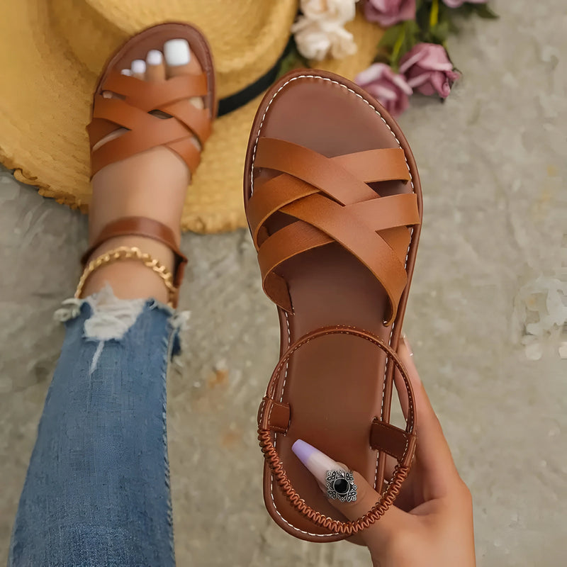 Bequeme Sandalen mit verstellbarem Riemen und Fußgewölbeunterstützung