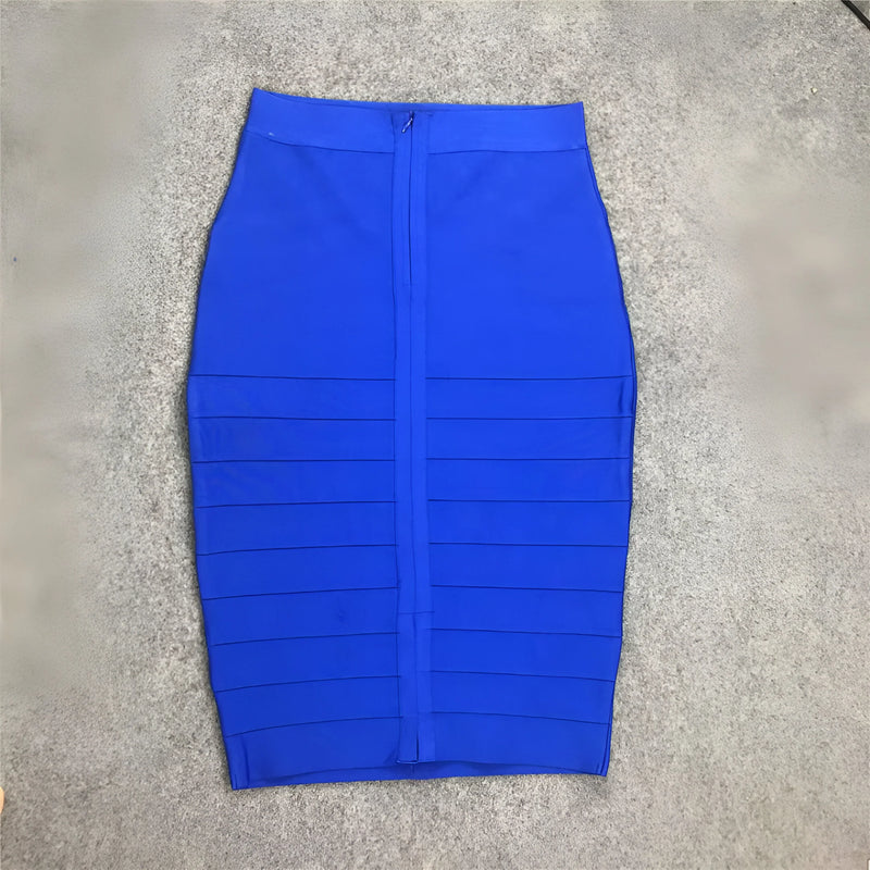 Damen Vintage Bandage Midirock
