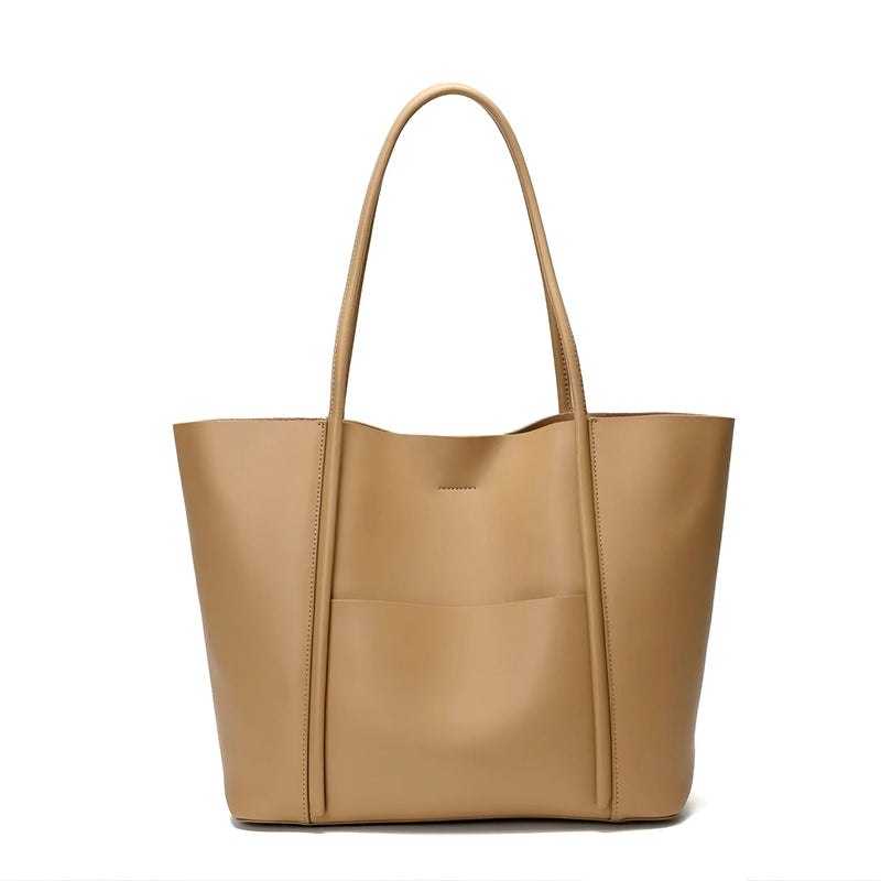 Damen Große Schulter-Tote-Bag aus Leder