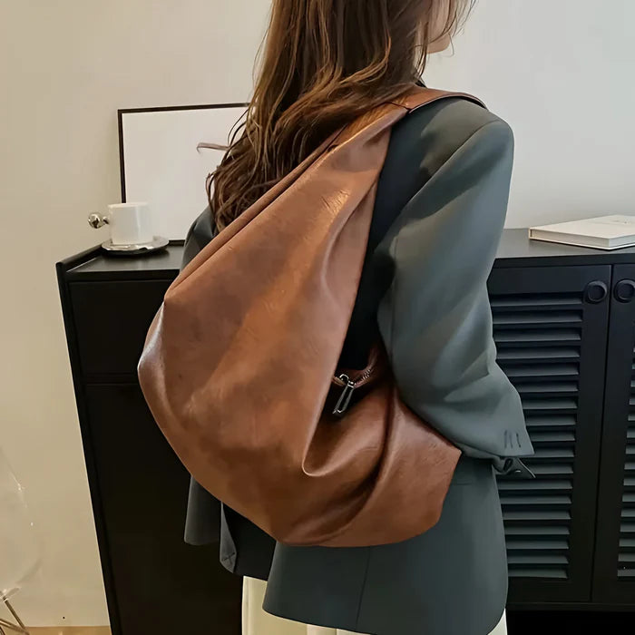 Damen-Minimalistische Schultertasche für unter den Arm