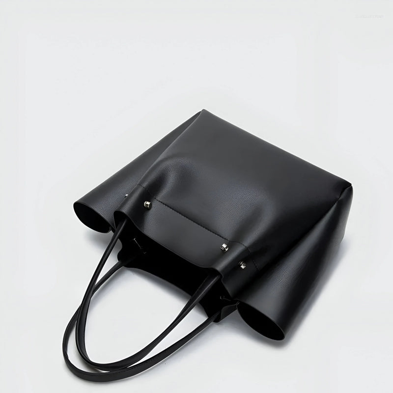 Vielseitige Leder-Tote-Bag für Damen