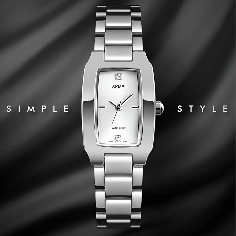 Damen Stylische Wasserdichte Quarz Uhr