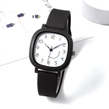 Damen Bunte Silikonarmband Quarz Uhr