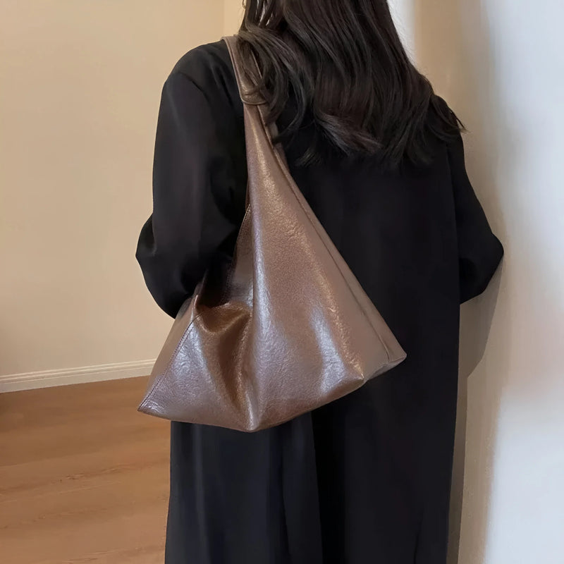 Moderne Damen-Schultertasche mit Knoten-Detail