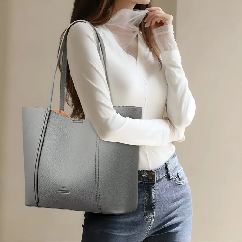 Premium Schultertasche aus Leder