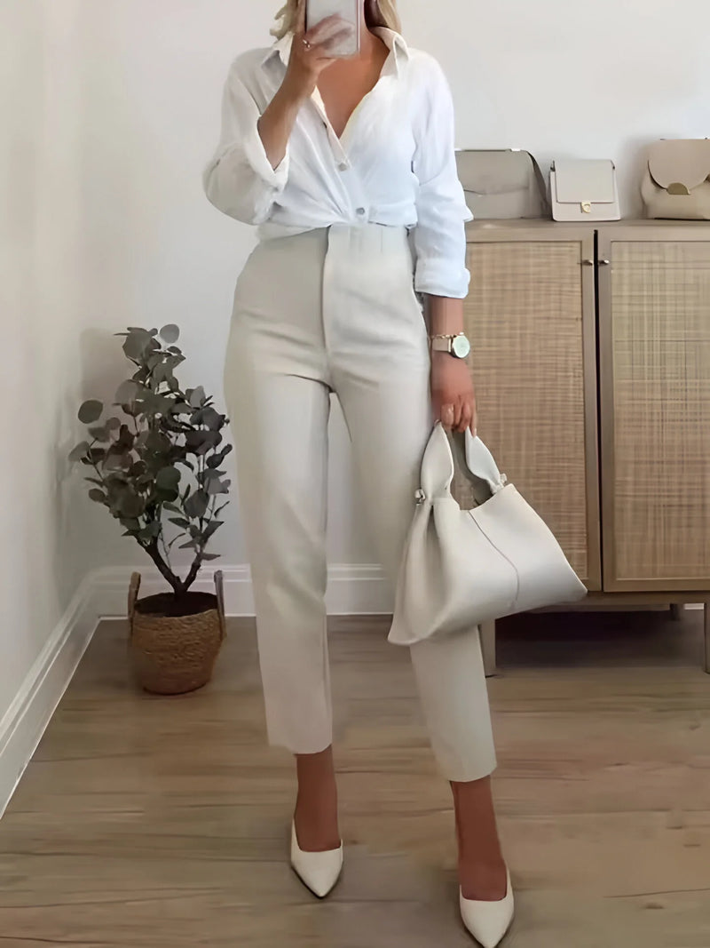 Vielseitige High-Waisted Vintage Hose
