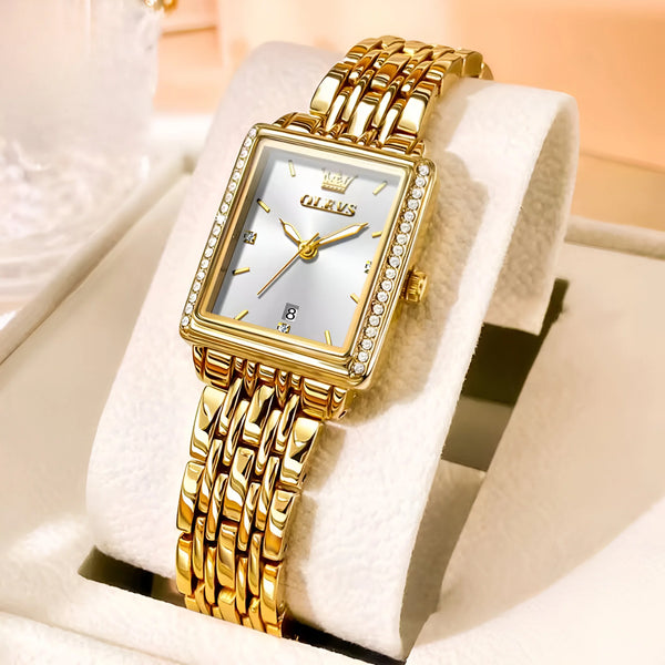 Klassische Quarz Damen Uhr