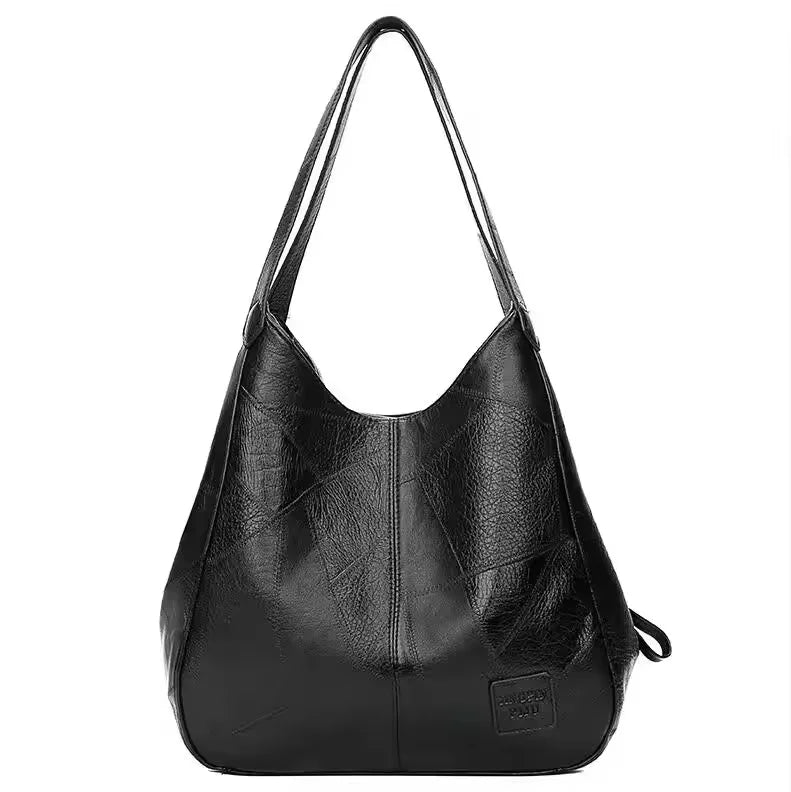 Damen Trendige Vintage-Schultertasche aus Leder