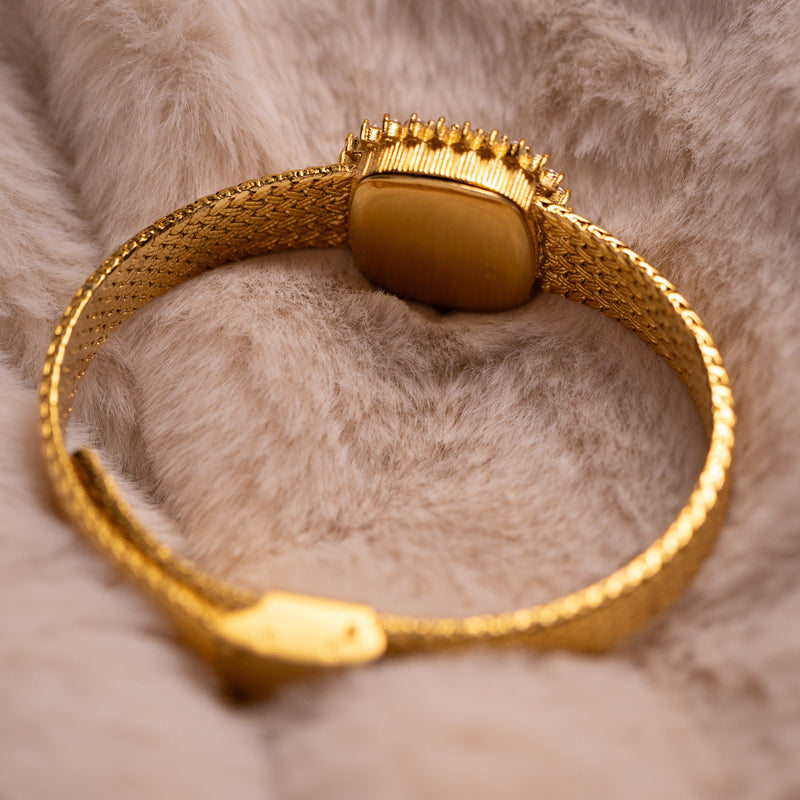 Vintage Damenarmbanduhr mit 24K Vergoldung