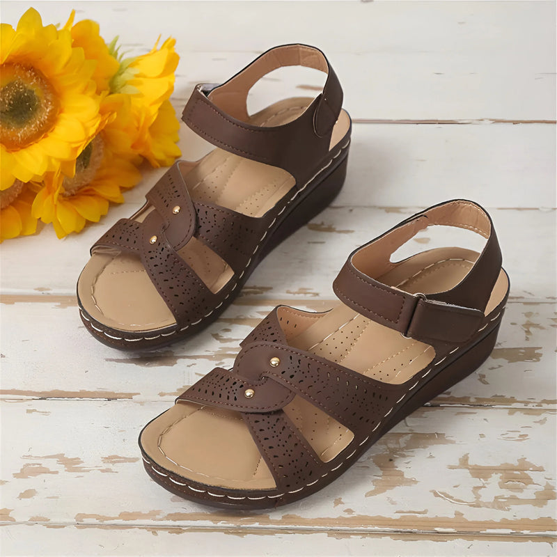 Damen Casual Keil-Plattform-Sandalen