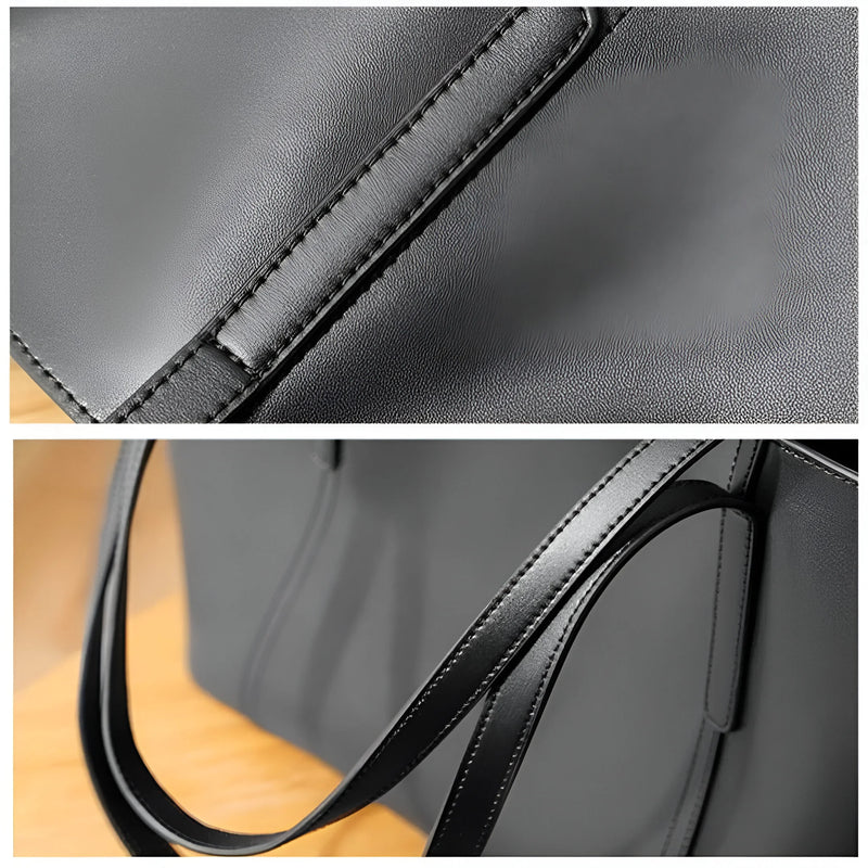 Stilvolle Alltagstote-Bag aus Leder