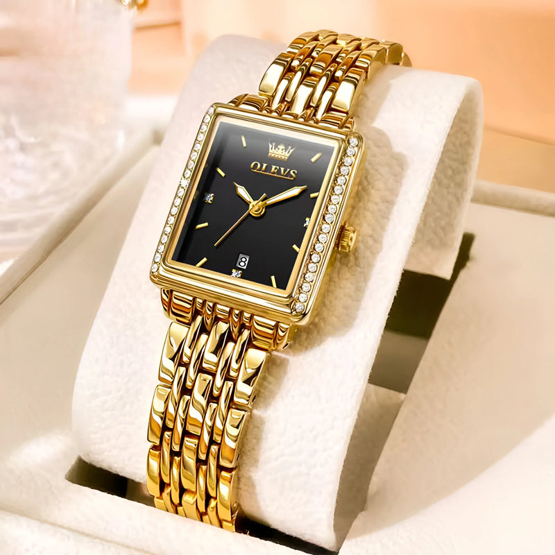 Klassische Quarz Damen Uhr