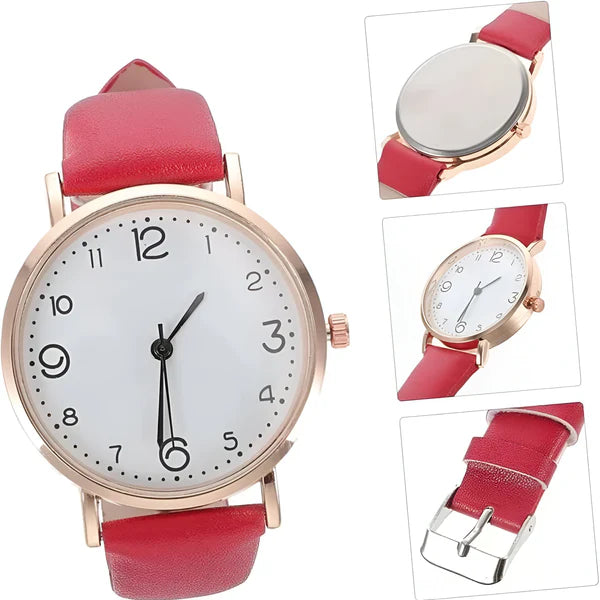Quarz Rund Armbanduhr