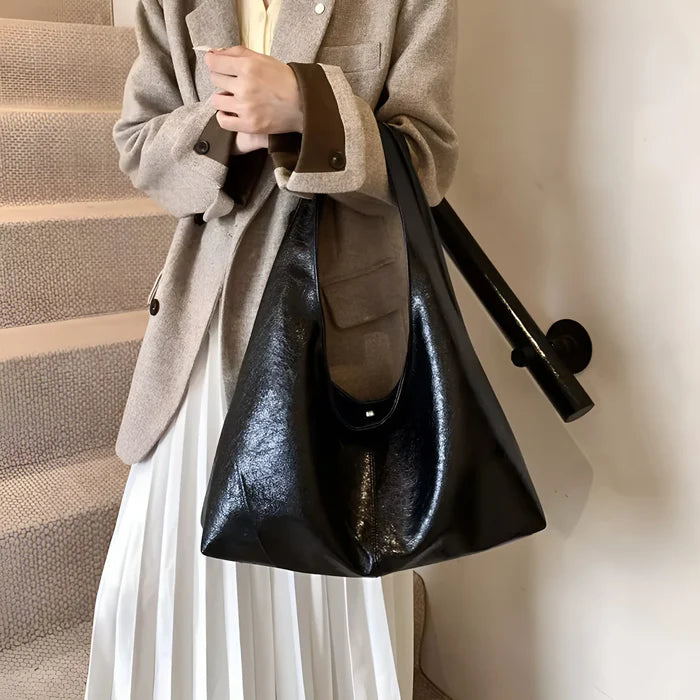 Schultertasche aus PU-Leder