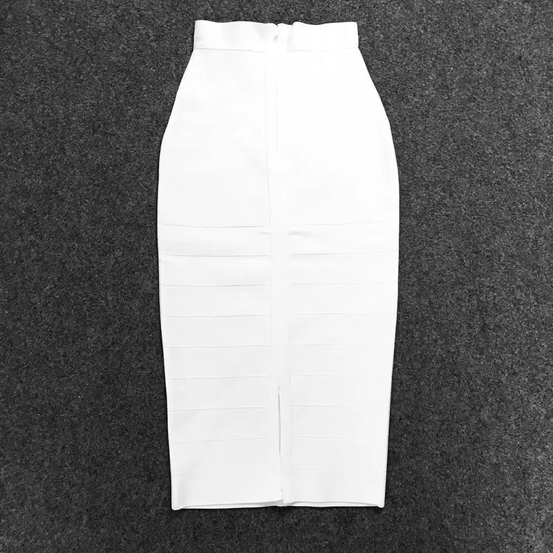 Damen Vintage Bandage Midirock
