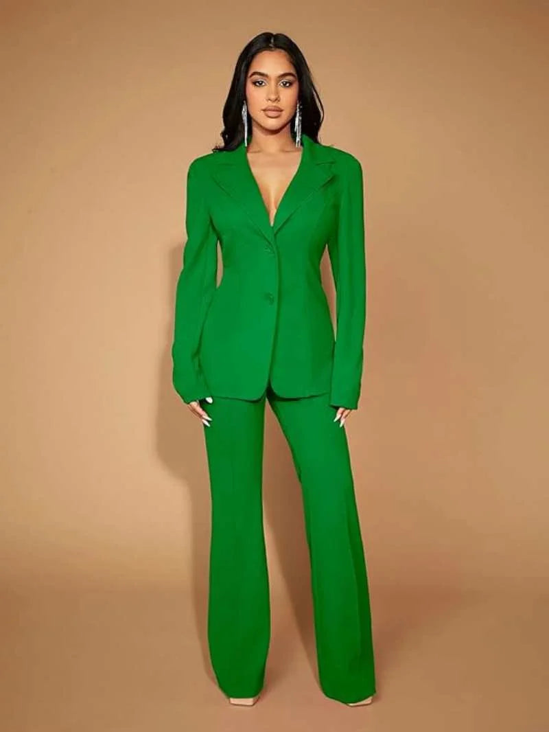 Damen High-Waist Schlaghosen