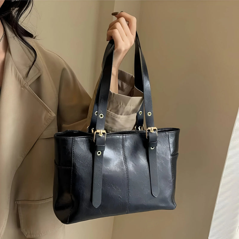 Vintage-Schultertasche mit verstellbarem Riemen