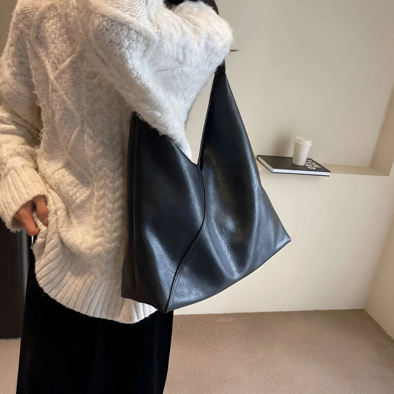 Moderne Damen-Schultertasche mit Knoten-Detail
