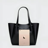 Vielseitige Leder-Tote-Bag für Damen