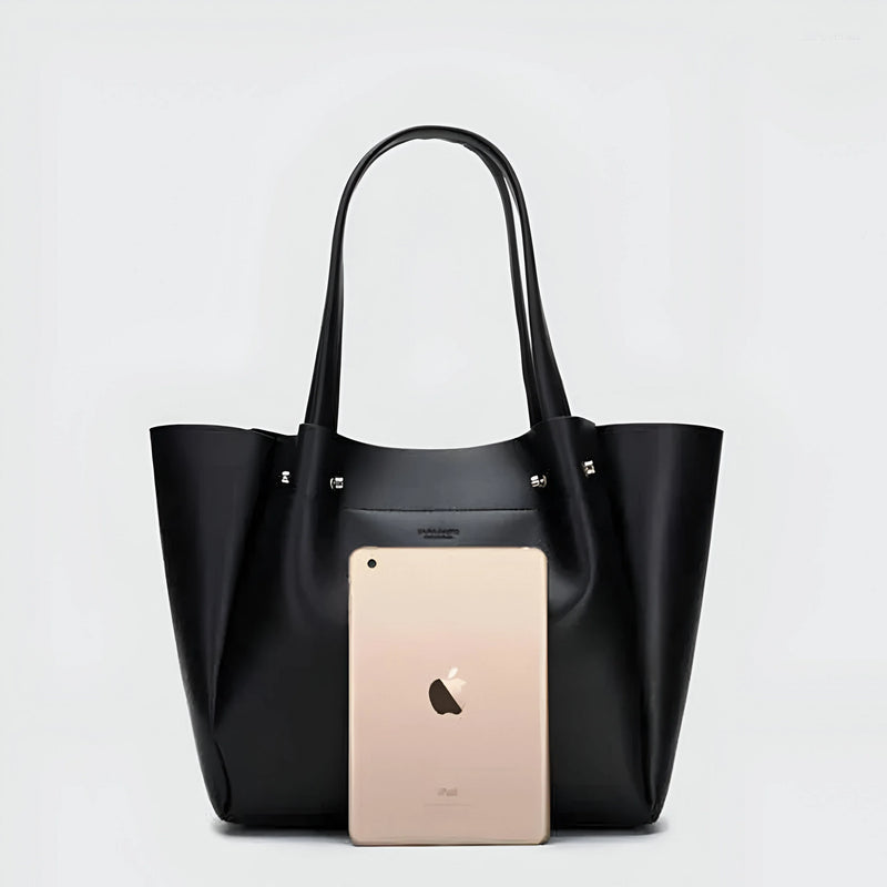 Vielseitige Leder-Tote-Bag für Damen