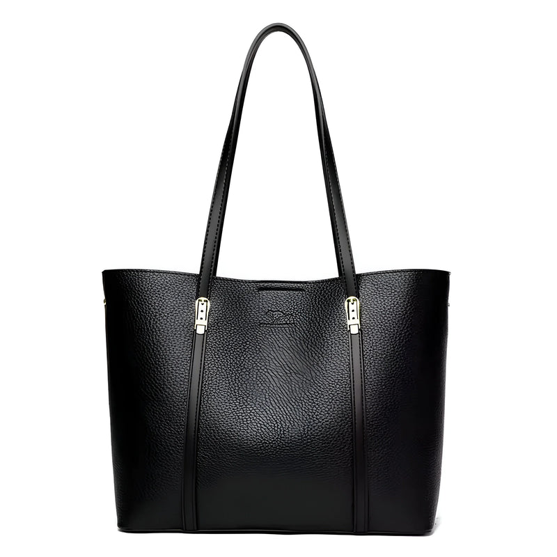 Vielseitige Schultertasche aus Leder