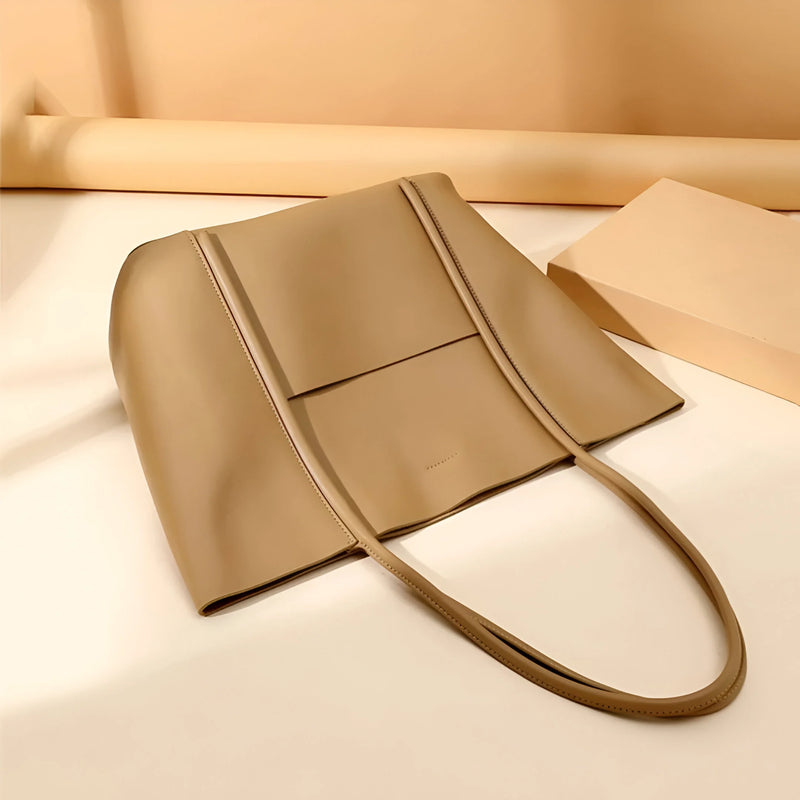 Damen Große Schulter-Tote-Bag aus Leder