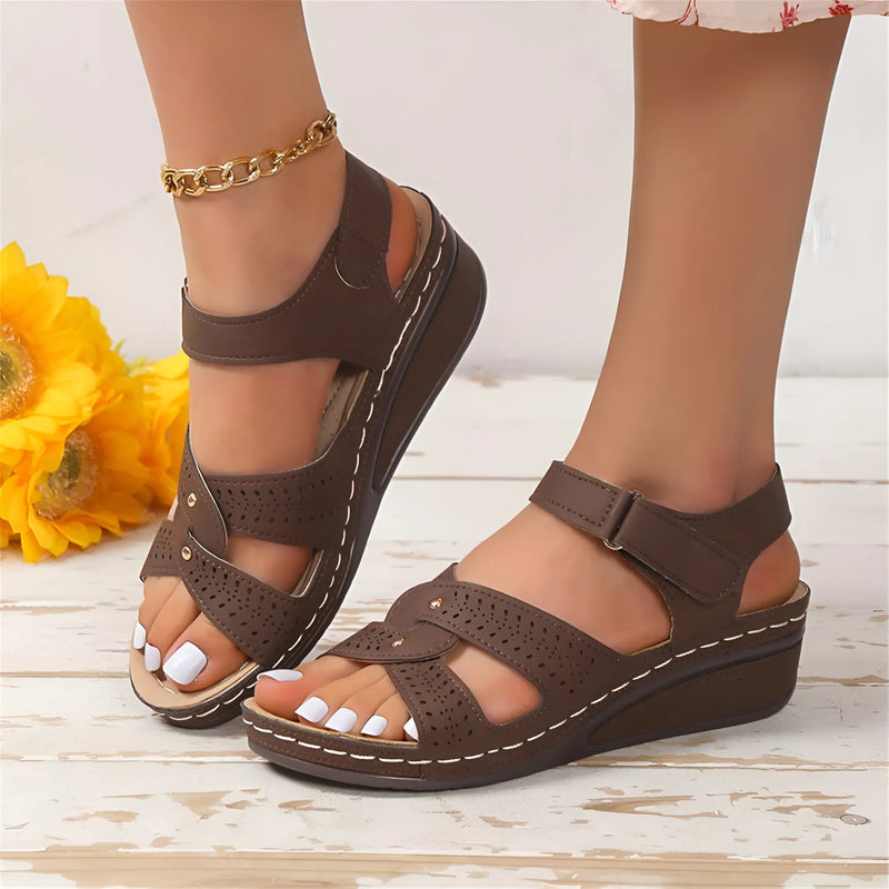 Damen Casual Keil-Plattform-Sandalen