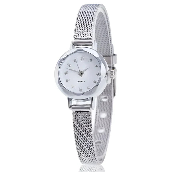 Klassische Mesh Armbanduhr für Damen