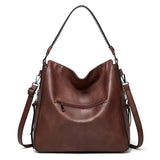Damen-Reisetasche aus Leder für die Schulter