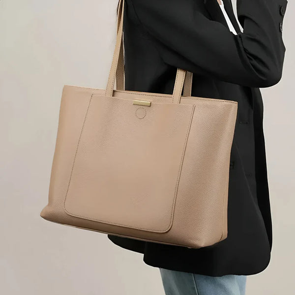 Große Schultertasche aus Leder für Damen