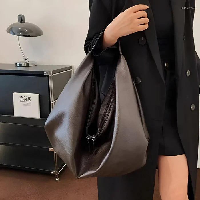 Damen-Minimalistische Schultertasche für unter den Arm