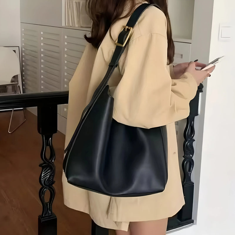 Stilvolles Crossbody-Lederhandtaschen-Set