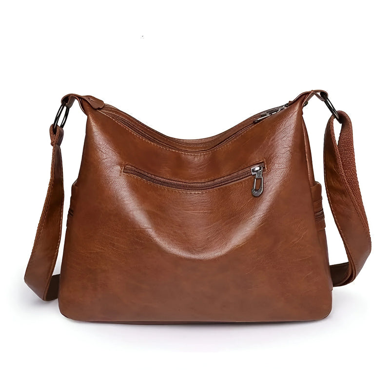 Luxuriöse Damen-Schultertasche aus Leder