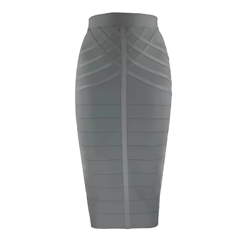 Damen Vintage Bandage Midirock