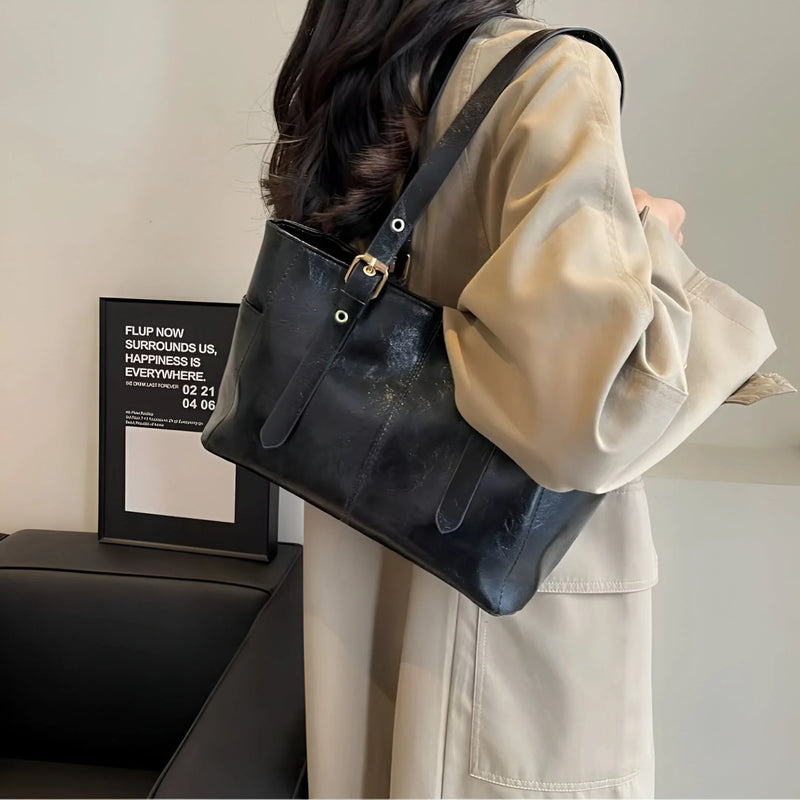 Vintage-Schultertasche mit verstellbarem Riemen