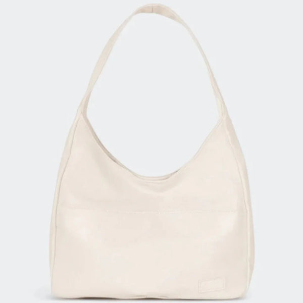 Stilvolle Schultertasche aus veganem Leder