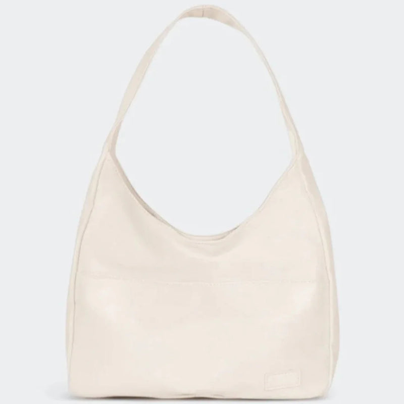Stilvolle Schultertasche aus veganem Leder