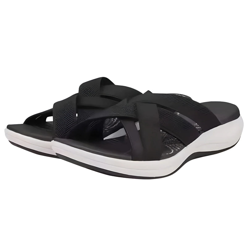 Verstellbare Fußgewölbeunterstützungs-Sandalen für Damen