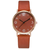 Quarz Rund Armbanduhr