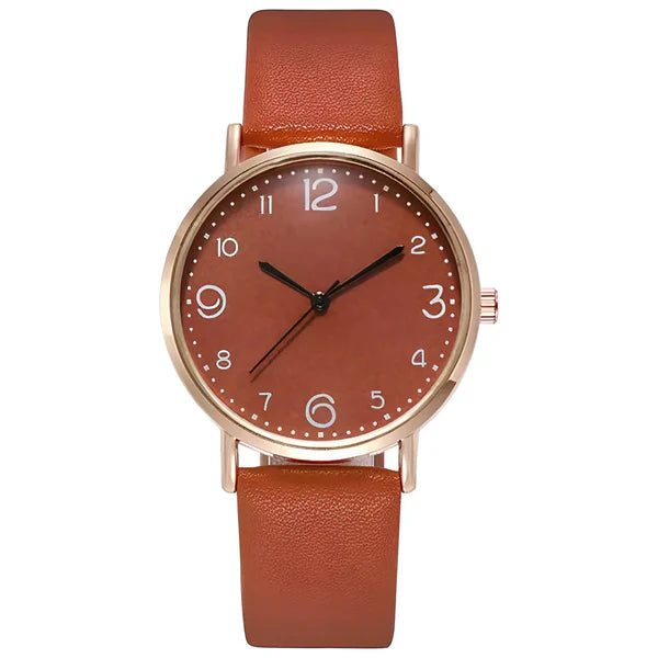 Quarz Rund Armbanduhr