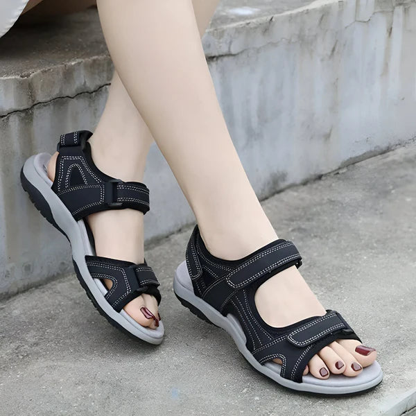 Verstellbare Klettverschluss-Sandalen für den ganztägigen Komfort