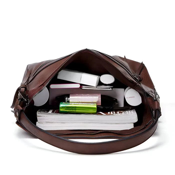 Damen-Reisetasche aus Leder für die Schulter
