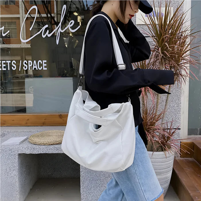 Damen Große Schultertasche aus weichem Leder