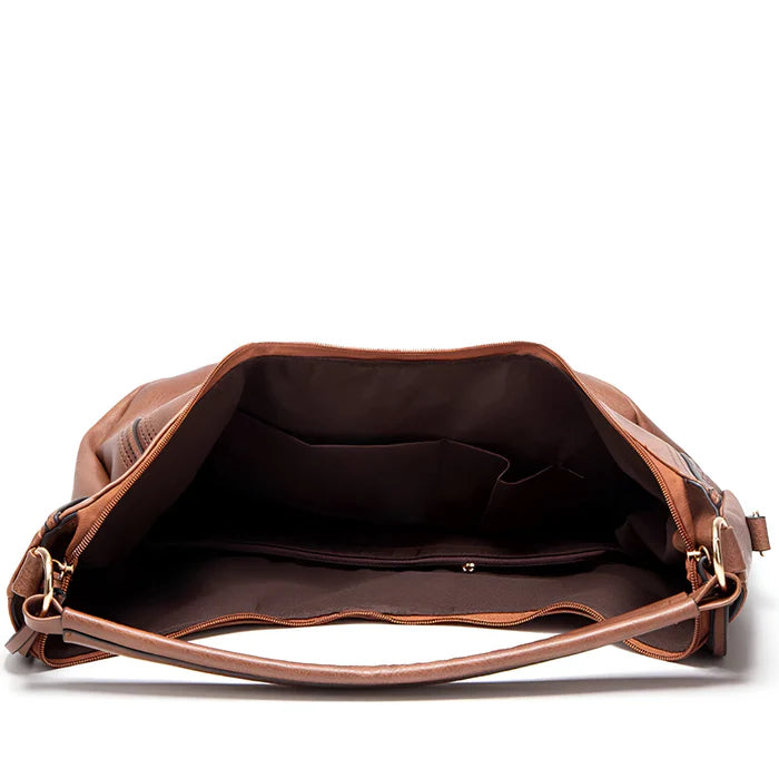 2-teiliges Set: Damen-Shopper & Crossbody-Tasche aus Leder