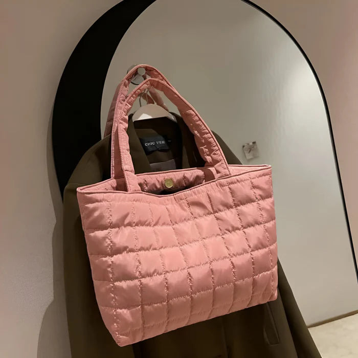 Gesteppte Crossbody-Tasche mit Schulterriemen