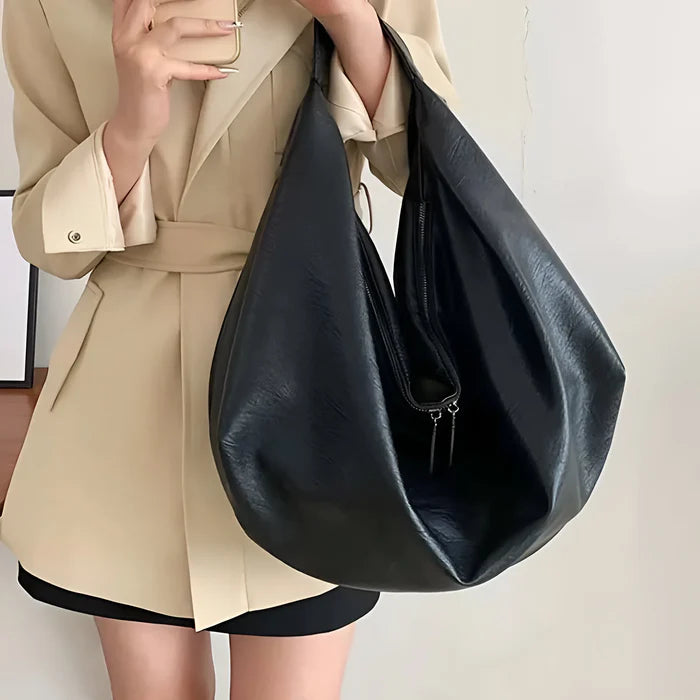 Damen-Minimalistische Schultertasche für unter den Arm